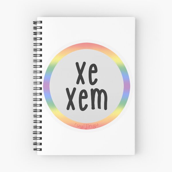 Item preview, Pronoun Badge - Xe / Xem designed and sold by ruyijingu.