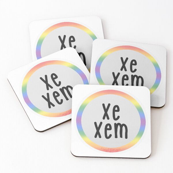 Item preview, Pronoun Badge - Xe / Xem designed and sold by ruyijingu.