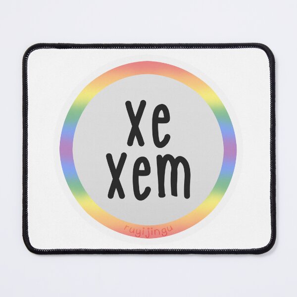 Item preview, Pronoun Badge - Xe / Xem designed and sold by ruyijingu.