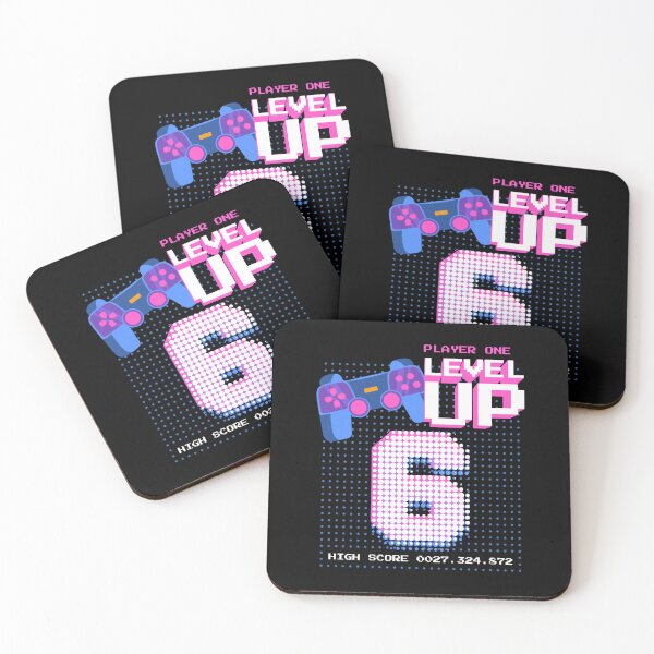 Item preview, Player One Level Up 6 designed and sold by patternprint1.