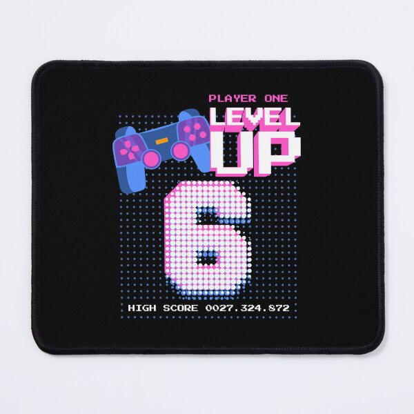 Item preview, Player One Level Up 6 designed and sold by patternprint1.