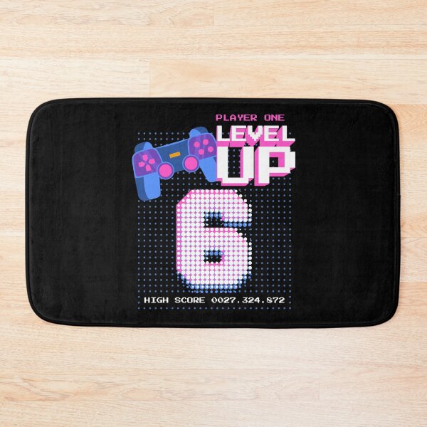 Item preview, Player One Level Up 6 designed and sold by patternprint1.
