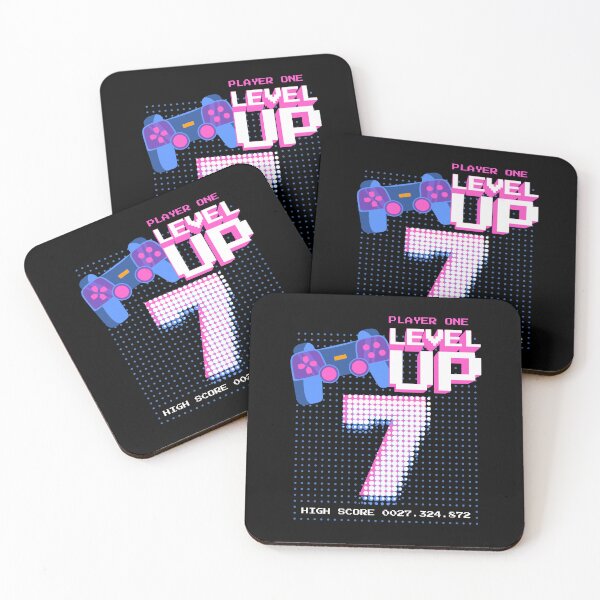 Item preview, Player One Level Up 7 designed and sold by patternprint1.