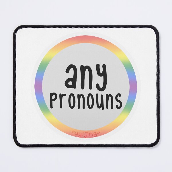 Item preview, Pronoun Badge - Any Pronouns designed and sold by ruyijingu.