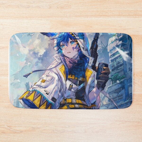 Item preview, Blue Beastman || Anime girl  designed and sold by AszaAri.