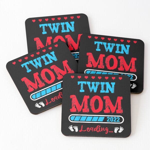 Artikelvorschau, Womens Womens Twin Mama Twin Mom To Be Pregnancy Announcemen entworfen und verkauft von terrycar.