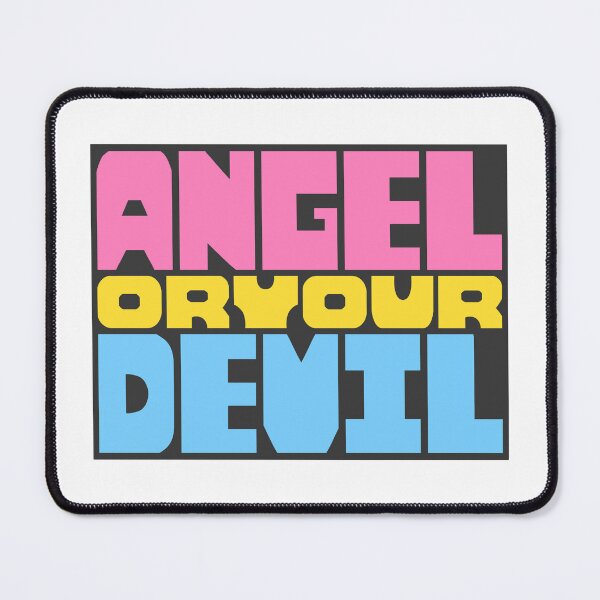 Item preview, Angel or Devil Modern Block Print designed and sold by ruyijingu.