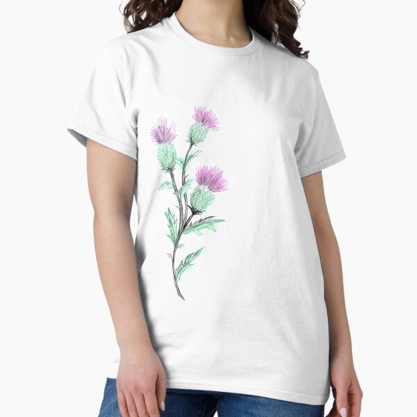 Item preview, Watercolor Thistle  designed and sold by GylVanEm.