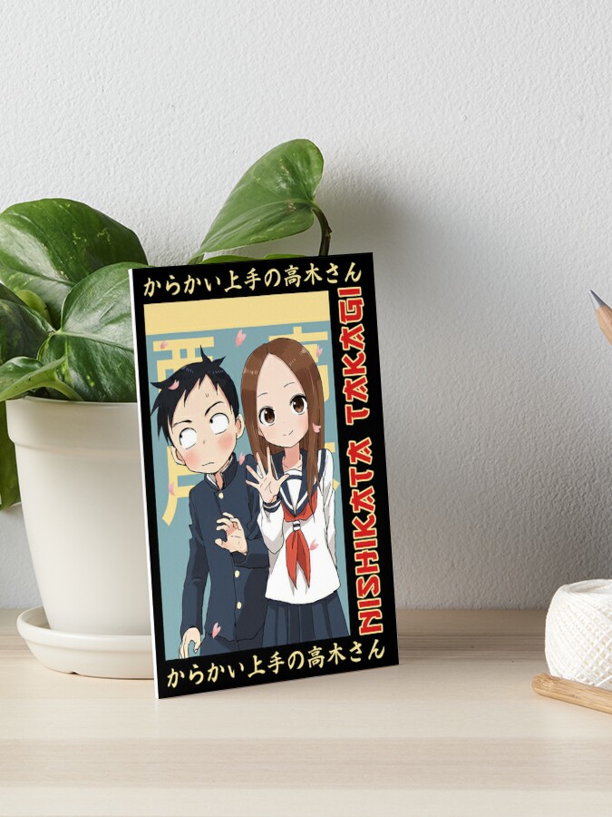 Karakai Jouzu no Takagi-san - Nishikata and Takagi Art Board