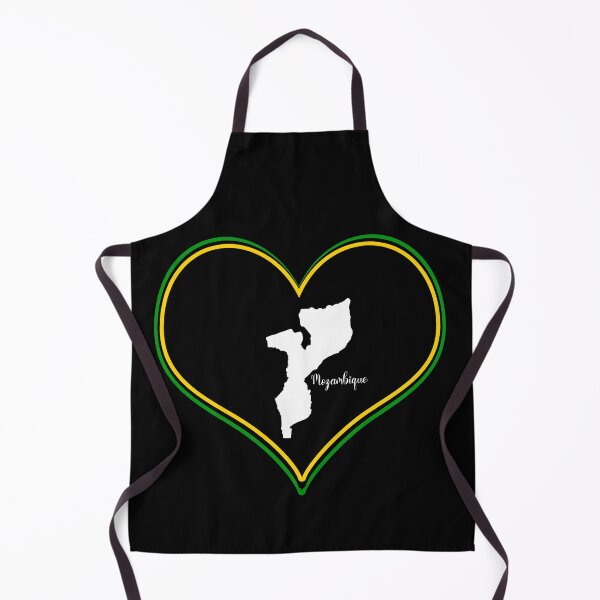 Item preview, Black heart map Mozambique designed and sold by Astralia.