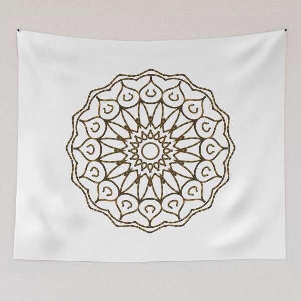 Item preview, Mandala Gold Domed Line designed and sold by Milkygmail.