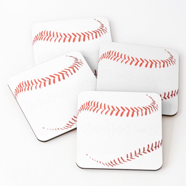 Artikelvorschau, 6+4+3=2 Double Play Baseballspieler Geschenk Baseball Spruch entworfen und verkauft von lippyevwurm9.