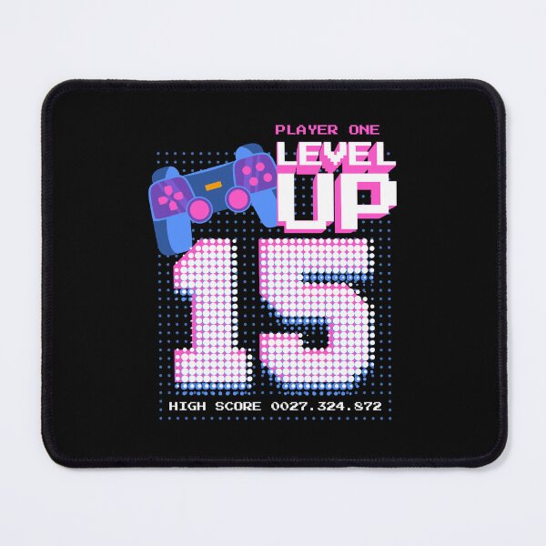 Item preview, Player One Level Up 15 designed and sold by patternprint1.