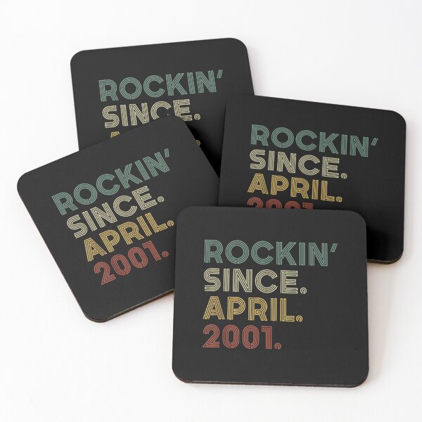 Item preview, Vintage 21st Birthday Rockin' Since April 2001 21 Years Old  designed and sold by terrycar.
