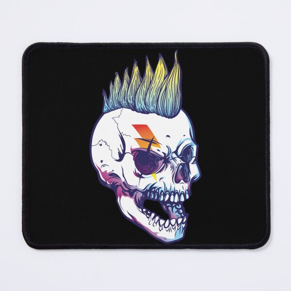 Item preview, Skull With Mohawk Pullover Hoodie designed and sold by rikazr6sr1.