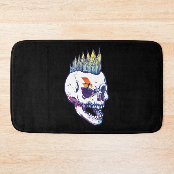 Item preview, Skull With Mohawk Pullover Hoodie designed and sold by rikazr6sr1.