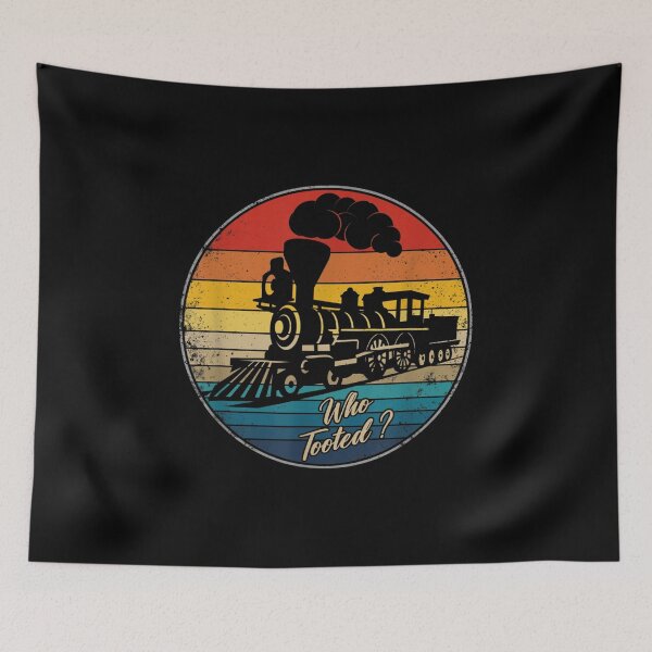 Item preview, Who Tooted Train Retro Vintage Engineer Engine  designed and sold by terrycar.