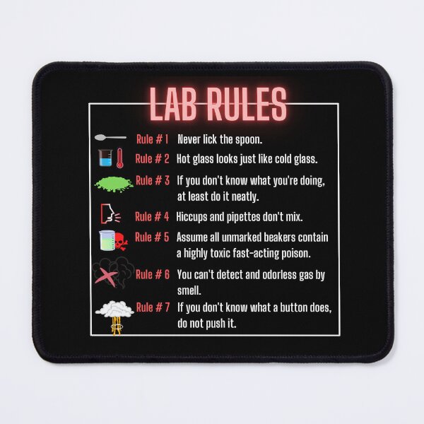 Item preview, Lab Rules designed and sold by DocTeen.