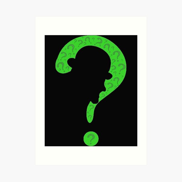 The Riddler question mark