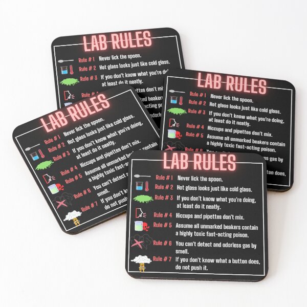 Item preview, Lab Rules designed and sold by DocTeen.