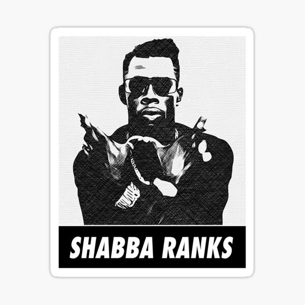 “shabba ranks | shabba ranks vintage shirt” Sticker by Grafik0 | Redbubble
