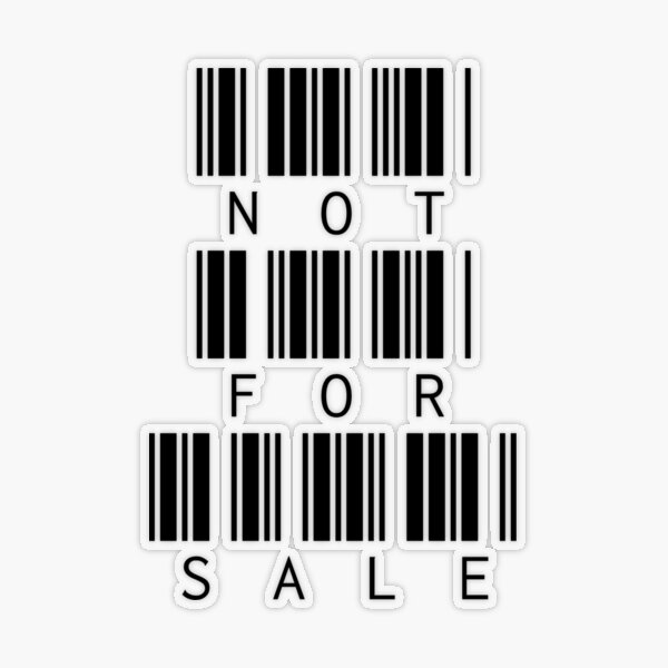 Not for Sale Barcode 