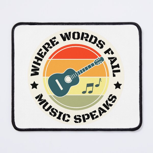 Item preview, Where Words Fail Music Speaks Guitar Player designed and sold by RGRamsey.