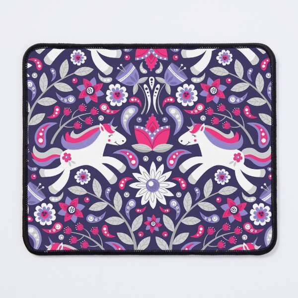 Item preview, Prancing Unicorn Floral designed and sold by robyriker.