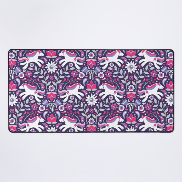 Item preview, Prancing Unicorn Floral designed and sold by robyriker.
