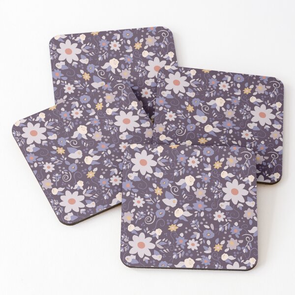 Item preview, Midnight Witch Maximalist Floral Nannas Folk Art  designed and sold by Lozzie Eliza Designs.