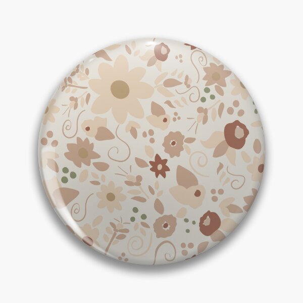 Item preview, Neutral Boho Maximalist Floral Nannas Folk Art  designed and sold by Lozzie Eliza Designs.