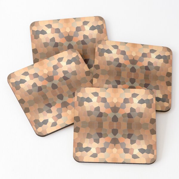 Item preview, Mosaic Repeating Pattern | Modern Design | Earth Tone Color Block | Camo Tile designed and sold by The Bubble 1307.