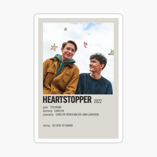 heartstopper Alternative Minimalist Movie/Show Polaroid Poster Sticker