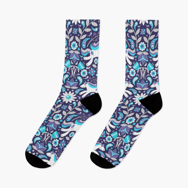 Item preview, Prancing Unicorn Floral designed and sold by robyriker.