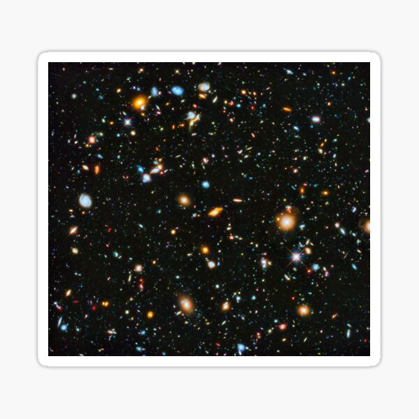 Hubble Extreme Deep Field (UV) Sticker
