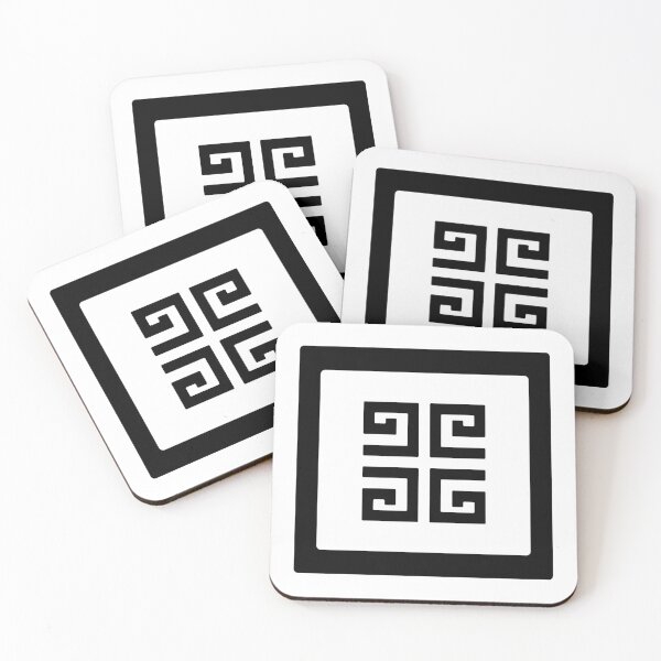 Item preview, Aztec Framed Tribal Symbol Design designed and sold by boneytoes.