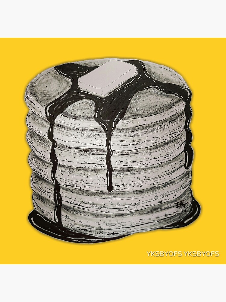 Pancakes on yellow - Food collection Poster for Sale by YKSBYOFS YKSBYOFS