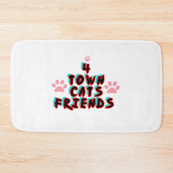 Item preview, 4 town cats friends, gift of your friend designed and sold by LuxeBuzz.