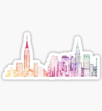 Pegatina NYC Skyline