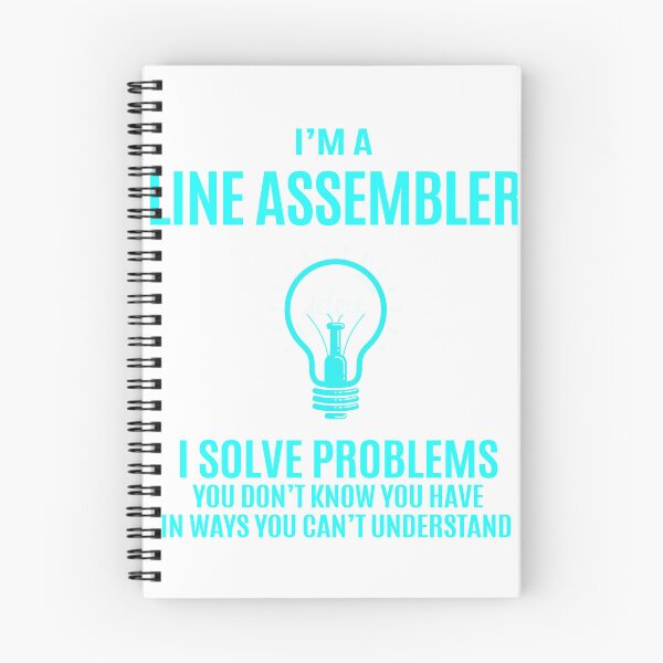 Item preview, Line Assembler - I Solve Problems Job Gift designed and sold by melissaval2.