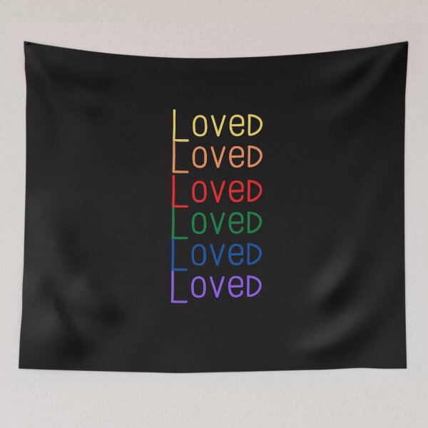 Item preview, Loved Rainbow designed and sold by RedSparkle.