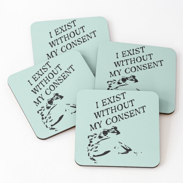 Item preview, I Exist Without My Consent Meme Frog     designed and sold by litzyminhodges.