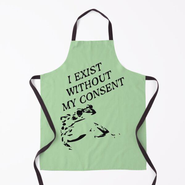 Item preview, I Exist Without My Consent Meme Frog     designed and sold by litzyminhodges.