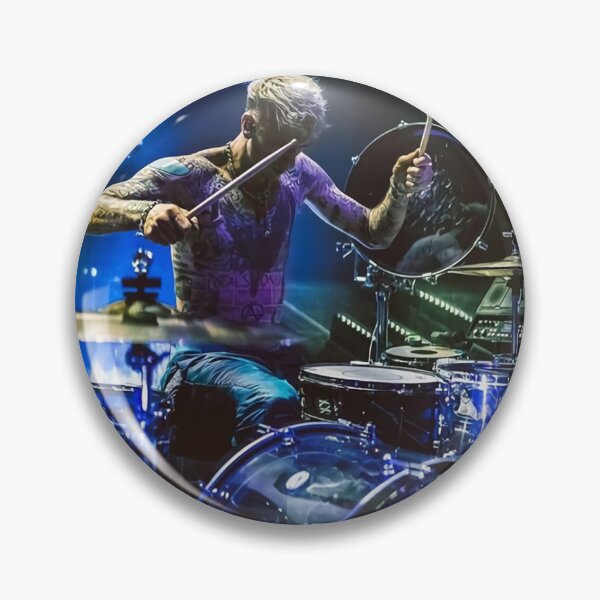 Item preview, Kelly playing drums on stage designed and sold by DejaPrice.