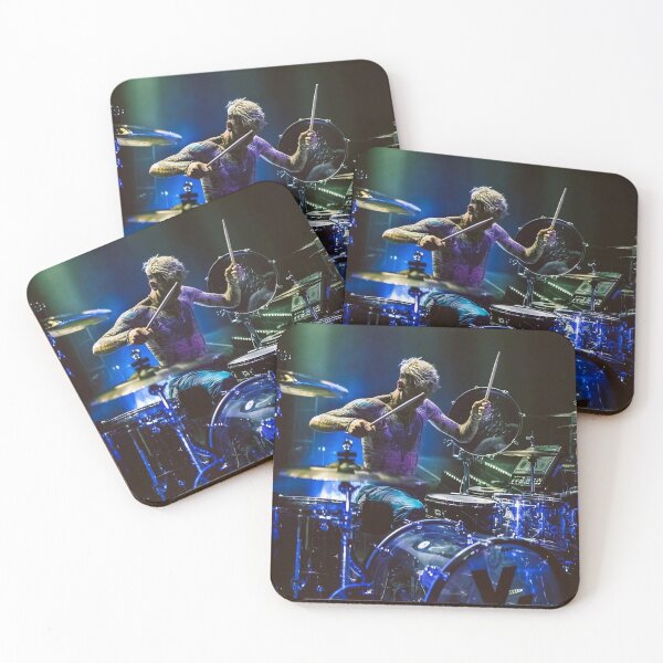 Item preview, Kelly playing drums on stage designed and sold by DejaPrice.