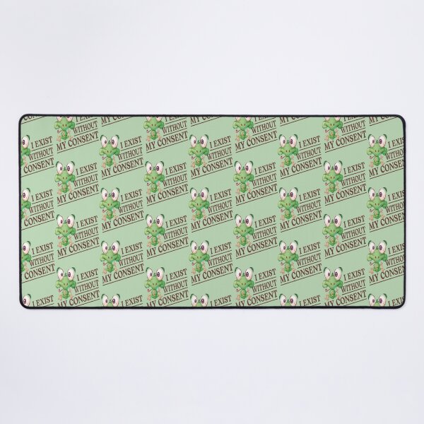 Item preview, I Exist Without My Consent Frog Funny Surreal Meme Me   designed and sold by litzyminhodges.