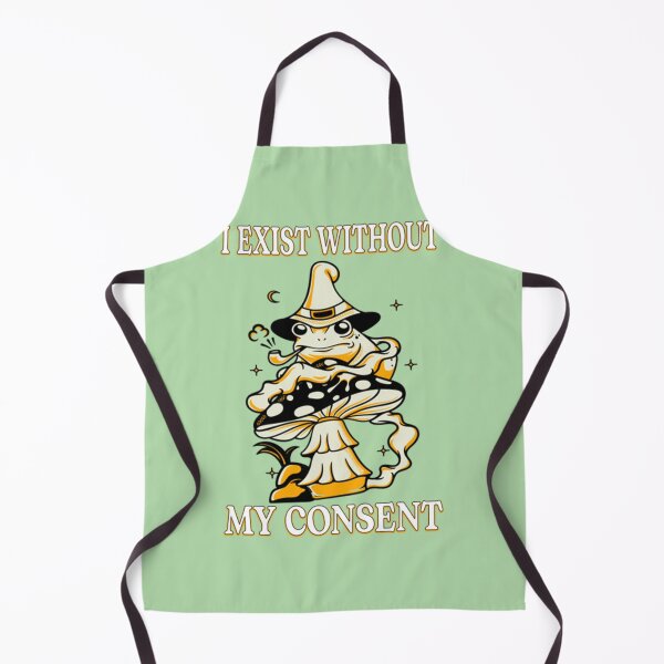 Item preview, I Exist Without My Consent Frog Funny Surreal Meme Me IR   designed and sold by litzyminhodges.