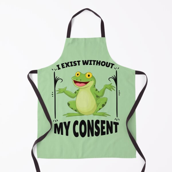 Item preview, I Exist Without My Consent Frog Meme    designed and sold by litzyminhodges.
