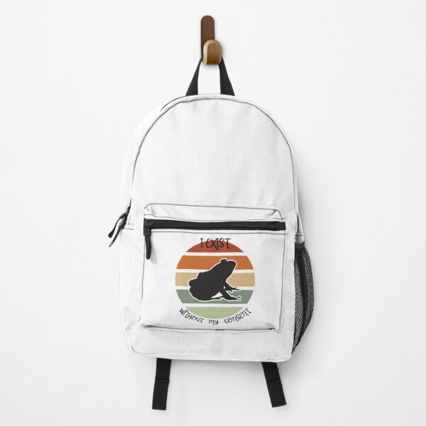 Item preview, I Exist Without My Consent, funny quote with frog designed and sold by litzyminhodges.
