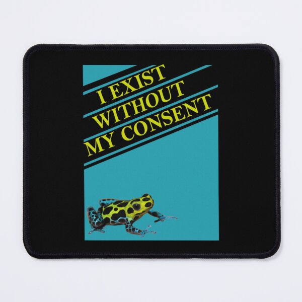 Item preview, I Exist Consent Funny Frog Lover Gift designed and sold by litzyminhodges.